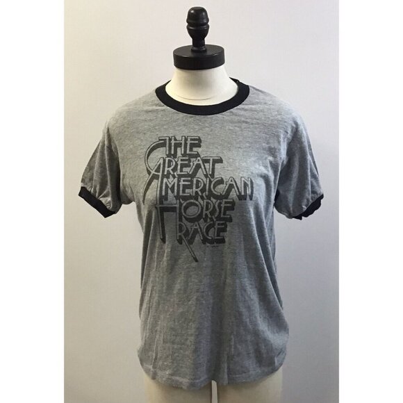 Mens Vintage Tee Great American Horse Race size Large - Picture 1 of 2